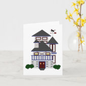 Die Hauskarte Karte (Gelbe Blume)