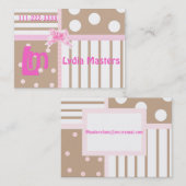 Die Hautecouture-Telefonkarte der Kinder Telefonnummerkarte (Vorne/Hinten)