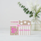 Die Hautecouture-Telefonkarte der Kinder Telefonnummerkarte (Stehend Vorderseite)