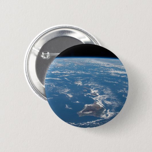 Die Hawaiianische Inselkette Button (Vorne & Hinten)