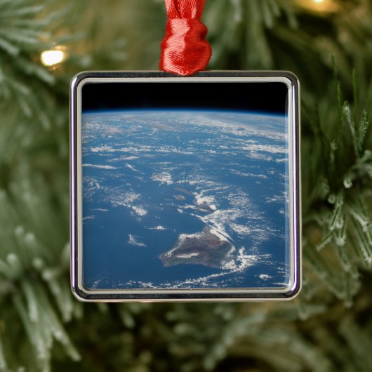 Die Hawaiianische Inselkette Ornament Aus Metall (Baum)