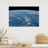 Die Hawaiianische Inselkette Poster (Küche)