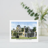 Die Hawaiin-Hauptstadt, ehemals Königspalast Postkarte (Stehend Vorderseite)