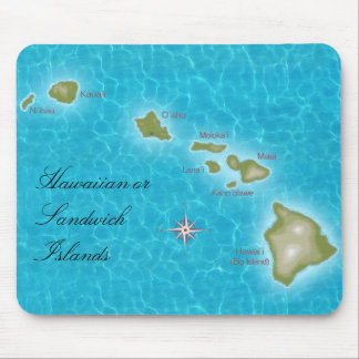 Die hawaiischen Inseln Mousepad
