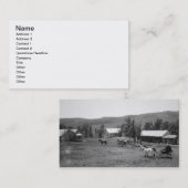 Die Haylie Ranch, Crook County, Wyoming, c.1890 (b Visitenkarte (Vorne/Hinten)