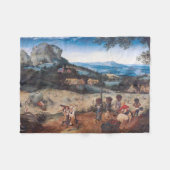 Die Haymaking, Pieter Bruegel Fleecedecke (Vorderseite (Horizontal))