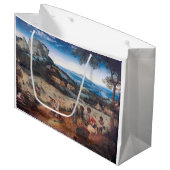 Die Haymaking, Pieter Bruegel Große Geschenktüte (Vorderseite Schrägansicht)