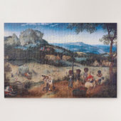 Die Haymaking, Pieter Bruegel Puzzle (Horizontal)