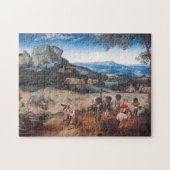 Die Haymaking, Pieter Bruegel Puzzle (Horizontal)