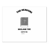 DIE HEAENS-ERKLÄRUNGEN GUMMISTEMPEL (Prägung)