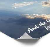 Die Heavans verkünden Gottes Ruhm Poster (Ecke)