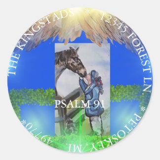 DIE HEDGE-SKRIPTTUR RUNDER AUFKLEBER