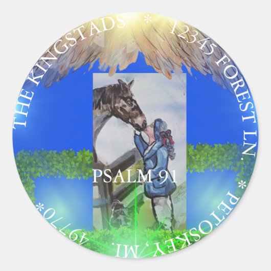 DIE HEDGE-SKRIPTTUR RUNDER AUFKLEBER (Vorderseite)