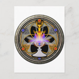 Die heidnische Große Rite Postkarte