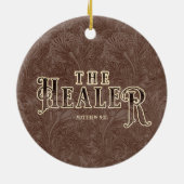 Die heilenden Namen Jesu Christi Bibelschrift Keramik Ornament (Hinten)