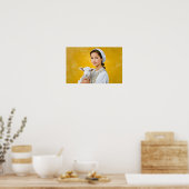 Die heilige Agnes von Rom: Unschuld und Mut Poster (Küche)