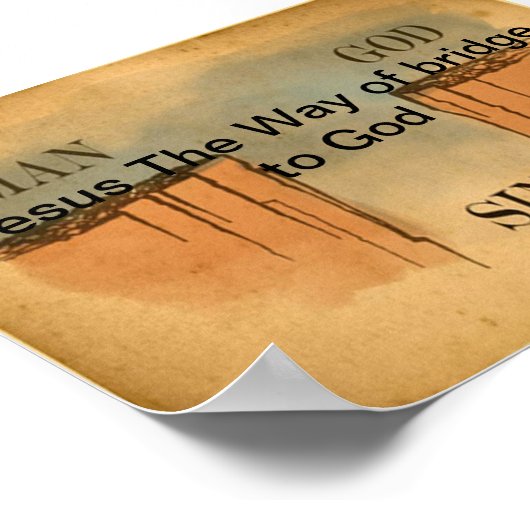 Die heilige Bibel Poster (Ecke)