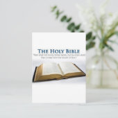 Die heilige Bibel Postkarte (Stehend Vorderseite)