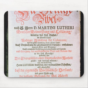 Die heilige Bibel, Vol. I., 1681 Mousepad