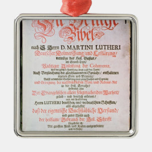 Die heilige Bibel, Vol. I., 1681 Silbernes Ornament