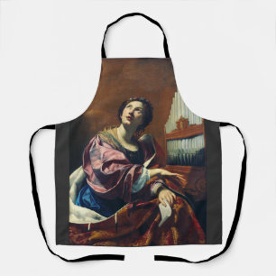 Die heilige Cäcilia von Simon Vouet Schürze