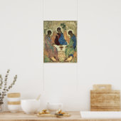 Die Heilige Dreifaltigkeit, 1420er (Tempel auf Taf Poster (Küche)