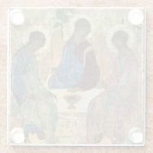 Die Heilige Dreifaltigkeit, 1420s Glasuntersetzer (Rückseite)