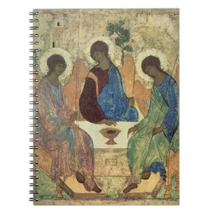 Die Heilige Dreifaltigkeit, 1420s (Tempera auf Notizblock