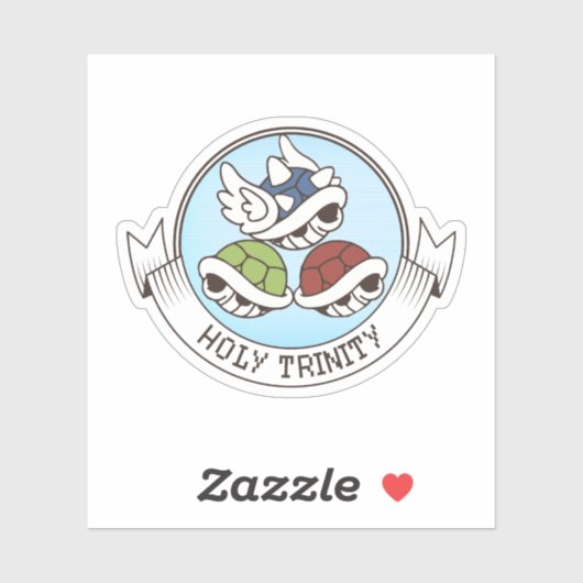 Die Heilige Dreifaltigkeit Aufkleber (Blatt)