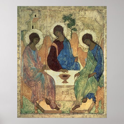 Die Heilige Dreifaltigkeit der 1420er Poster (Vorne)