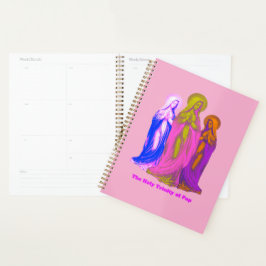 Die Heilige Dreifaltigkeit der bunter Pop-Madonnen Planer