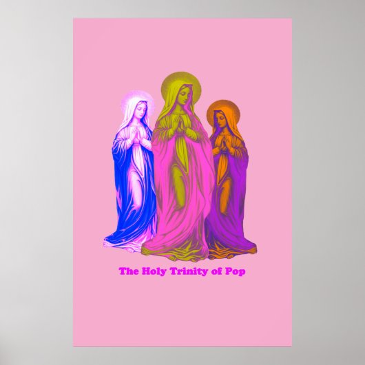 Die Heilige Dreifaltigkeit der Pop Vierges Marie M Poster (Vorne)
