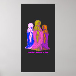 Die Heilige Dreifaltigkeit der Pop Vierges Marie M Poster