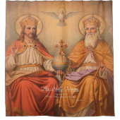 Die Heilige Dreifaltigkeit Duschvorhang (Vorderseite)