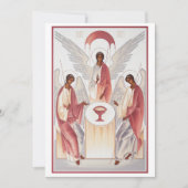 Die Heilige Dreifaltigkeit Einladung (Vorderseite)