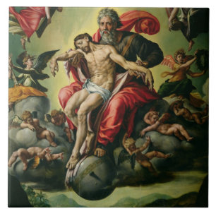 Die Heilige Dreifaltigkeit Fliese