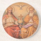 Die Heilige Dreifaltigkeit Getränkeuntersetzer (Vorne)