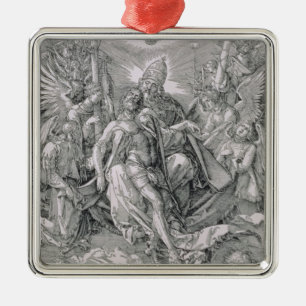 Die Heilige Dreifaltigkeit, Kneipe. 1511 Silbernes Ornament