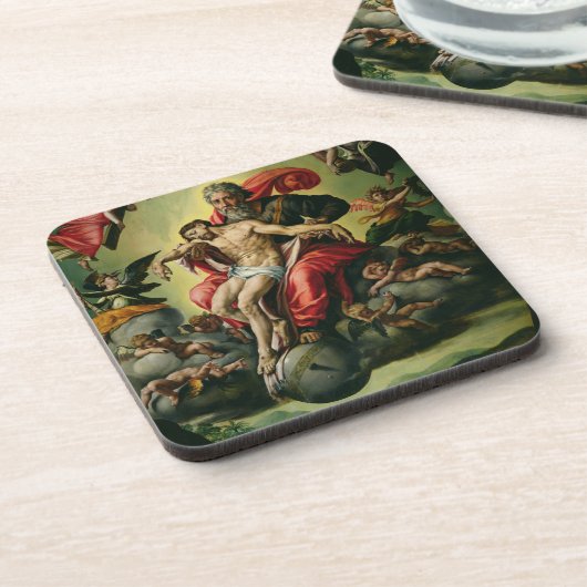 Die Heilige Dreifaltigkeit Untersetzer (Linke Seite)