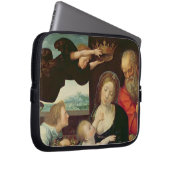 Die heilige Familie, 1522 (Öl auf Platte) Laptopschutzhülle (Vorne Rechts)