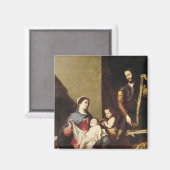 Die heilige Familie, 1639 Magnet (Vorderseite/Rückseite)
