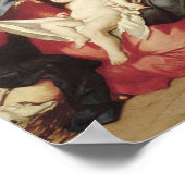 Die heilige Familie, 1639 Poster (Ecke)