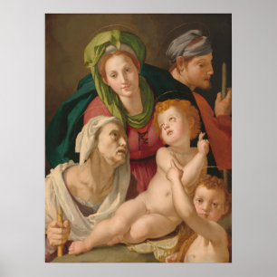 Die Heilige Familie - Agnolo Bronzino Fine Art Pos Poster