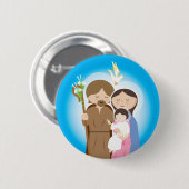 Die heilige Familie Button (Vorne & Hinten)