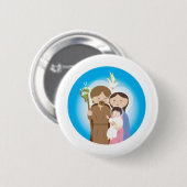 Die heilige Familie Button (Vorne & Hinten)
