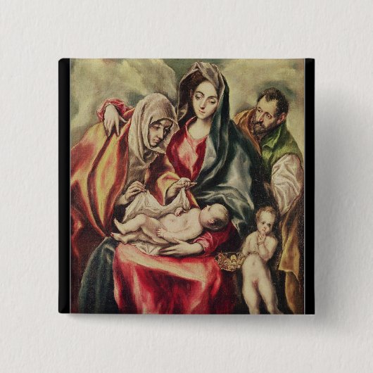 Die heilige Familie Button (Vorderseite)