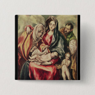 Die heilige Familie Button
