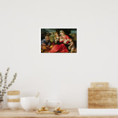 Die Heilige Familie, c.1508-12 (Öl auf Leinwand) Poster (Küche)
