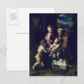 Die Heilige Familie c.1518 Postkarte (Vorne/Hinten)