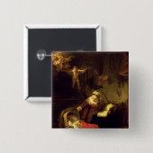 Die heilige Familie, c.1645 Button (Vorne & Hinten)